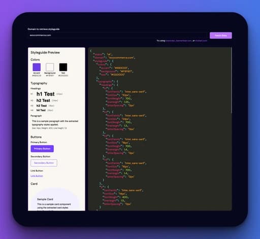 Styleguide Preview - Additional Example
